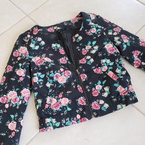 Lovely H&M Flower Jacket Size 2 XS